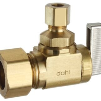 DAHL mini-ball 621-33-30-BAG Stop Valve, 5/8 x 1/4 in Connection, Compression, 250 psi Pressure, Manual Actuator