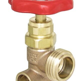 Dahl E21616-4 BAG Drain Valve, 1/2 x 1/2 in Connection, Compression x Hose, Brass Body