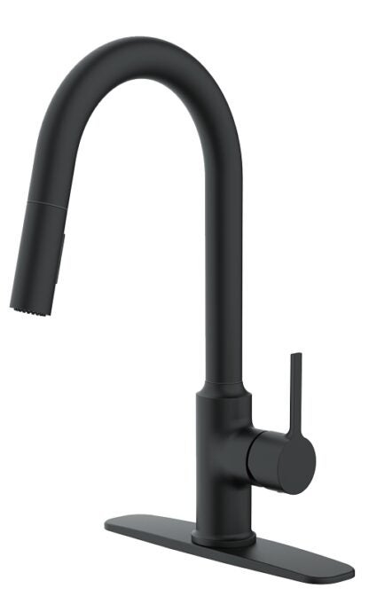 Boston Harbor FP4AF272BL Contemporary Pull-Down Kitchen Faucet, 1.8 gpm, 1 -Faucet Handle, 1 or 3 Hole -Faucet Hole