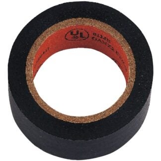 Vulcan W501D Electrical Tape, 30 ft L, 0.75 in W, PVC Backing, Black Sells in Quantity of 18