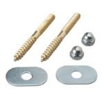 Moen M-Line Series M5800 Toilet Floor Screw, Brass