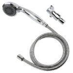 Boston Harbor HS00813CP Hand-Held Shower Head, 1.75 (6.6) 80 gpm (L/MIN) psi, 1/2-14 NPT Connection, Threaded, PVC