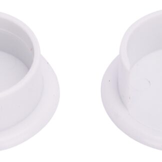 ProSource 23701PHX-PS Closet Pole Socket, Plastic, White