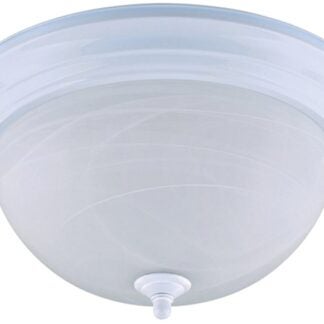 Canarm IFM41311 Ceiling Light Fixture, 120 V, 2-Lamp, White Fixture