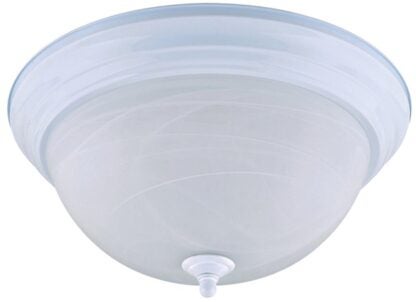 Canarm IFM41311 Ceiling Light Fixture, 120 V, 2-Lamp, White Fixture