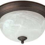 Canarm IFM41313 Ceiling Light Fixture, 2-Lamp, Oil-Rubbed Bronze Fixture