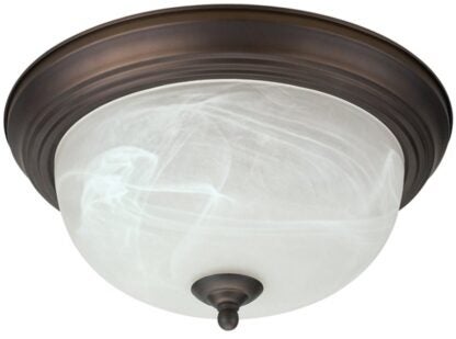 Canarm IFM41313 Ceiling Light Fixture, 2-Lamp, Oil-Rubbed Bronze Fixture