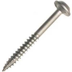 Kreg SML-C2-250 Pocket-Hole Screw, #8 Thread, 2 in L, Coarse Thread, Maxi-Loc Head, Square Drive, Carbon Steel, Zinc, 250/PK