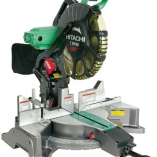 Hitachi C12FDH Miter Saw with Laser Marker, 12 in Dia Blade, 4000 rpm Speed, 52 deg Max Miter Angle