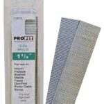 ProFIT 0718203 Finish Nail, Glue Collation, 1-1/4 in L, 18 Gauge, Steel, Electro-Galvanized, Brad Head