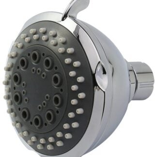 Boston Harbor TS02213CP Shower Head, 1.75 (6.6) 80 gpm (L/MIN) psi, 1/2-14 NPT Connection, Threaded, 3-Spray Function