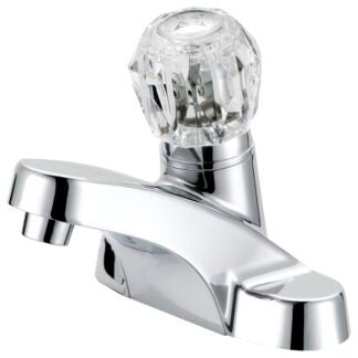 Boston Harbor F4510043CP Lavatory Faucet, 1.2 gpm, 1-Faucet Handle, 3-Faucet Hole, Metal/Plastic, Chrome Plated