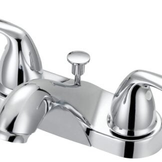 Boston Harbor F5121033CP Lavatory Faucet, 1.2 gpm, 2 -Faucet Handle, 3 -Faucet Hole, Metal, Chrome, Lever Handle