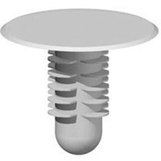 SOUTHERN IMPERIAL R16-PSR-12 Push Pin, 1/2 in L, Flat Head Sells in Quantity of 1000