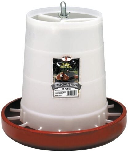 Little Giant PHF22 Poultry Feeder, 22 lb Capacity, Plastic Sells in Quantity of 2