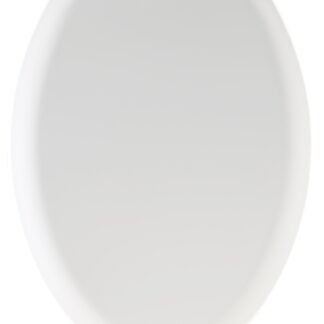 Mayfair 141EC-000 Toilet Seat, Elongated, Wood, White, Twist Hinge