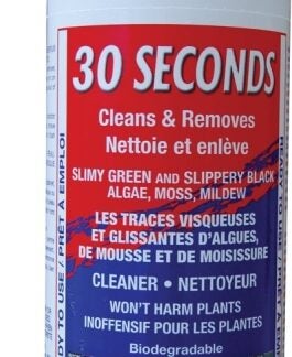 30 Seconds 30SEC1 Outdoor Cleaner, 1 L, Liquid, Bleach, Light Yellow