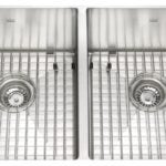 Kindred Designer Series KCUD33/9-10BG Kitchen Sink, 18 in OAW, 31 in OAH, Stainless Steel, Satin, 2-Bowl