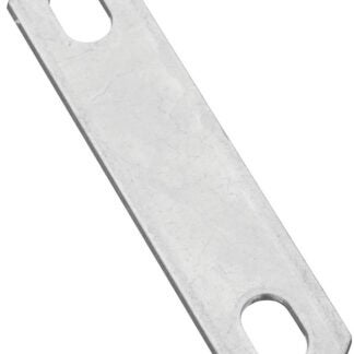 National Hardware 2191BC Series N222-331 U-Bolt Plate, 4.88 in L, 1.02 in W, 0.44 in Bolt Hole, Steel, Zinc Sells in Quantity of 10