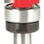 Freud 50-102 Flush Trim Bit, 1/2 in Dia Cutter, 1 in L Cutting, 2-5/8 in OAL, 1/4 in Dia Shank, 2-Cutter, Carbide