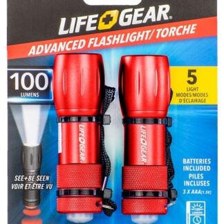 LifeGear LG09-60660-SA4 Mini Max Flashlight, AAA Battery, Alkaline Battery, LED Lamp, 160 Lumens