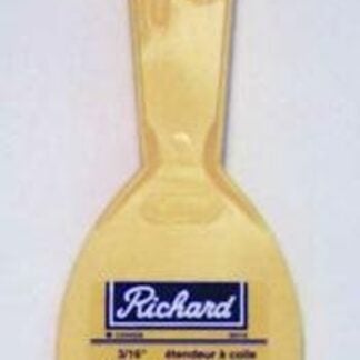 Richard 60018 Hand Spreader, 3 in W Blade, Notched Blade, Polystyrene Blade, Polystyrene Handle