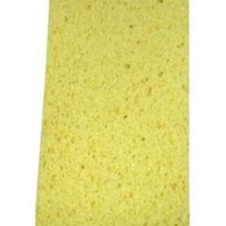 Richard 05665 Cellulose Sponge, 8 in L, 5 in W, 2-1/2 in Thick, Cotton Fiber/Wood, Yellow