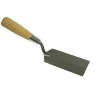 Richard 35930 Margin Trowel, 5 in L Blade, 2 in W Blade, Carbon Steel Blade, Hardwood Handle