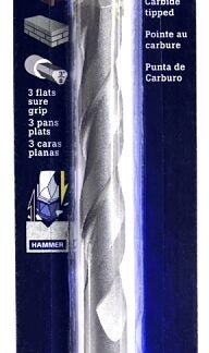 Vulcan 203541OR Drill Bit, 1/2 in Dia, 6 in OAL, Percussion, Spiral Flute, Straight Shank