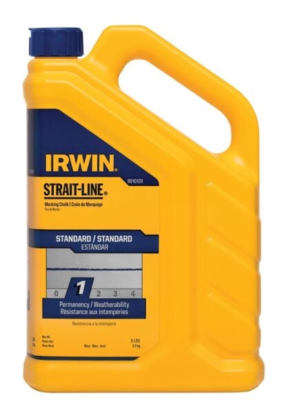 IRWIN 65101ZR Marking Chalk, Blue, Temporary