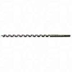 IRWIN 3043004 Auger Drill Bit, 3/8 in Dia, 17 in OAL, Twist Flute, 1-Flute, 3/8 in Dia Shank