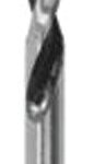 IRWIN 49612 Drill Bit, 1/8 in Dia, 2-9/16 in OAL, Spiral Flute, 2-Flute, 1/8 in Dia Shank, Reduced Shank