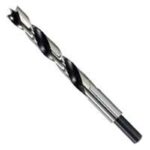 IRWIN 49614 Drill Bit, 1/4 in Dia, 3-31/32 in OAL, Spiral Flute, 2-Flute, 1/4 in Dia Shank, Reduced Shank