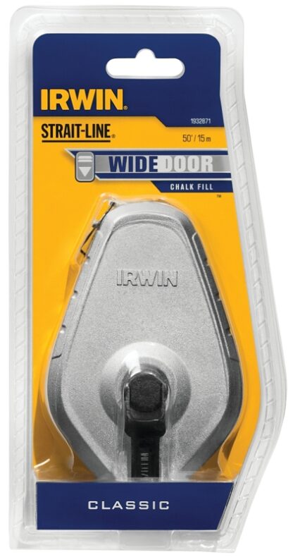 IRWIN 1932871 Chalk Reel, 50 ft L Line, 3.5:1 Gear Ratio