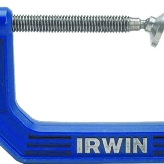 IRWIN 225102ZR C-Clamp, 900 lb Clamping, 2 in Max Opening Size, 1-5/16 in D Throat, Steel Body