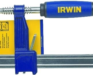 IRWIN QUICK-GRIP 223112 Medium-Duty Bar Clamp, 12 in Max Opening Size, 3-1/8 in D Throat