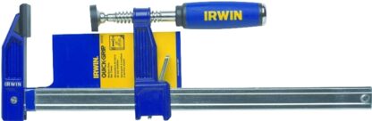 IRWIN QUICK-GRIP 223124 Medium-Duty Bar Clamp, 24 in Max Opening Size, 3-1/8 in D Throat