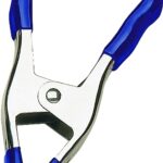 IRWIN 222601 Spring Clamp with Soft Grip Pad, 1 in Clamping, Steel, Blue/Silver