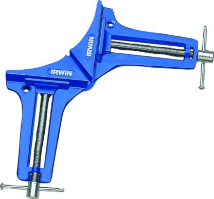 IRWIN QUICK-GRIP 226200 Corner Clamp, 200 lb Clamping, 3 in Max Opening Size, 1-1/4 in D Throat, Metal Body