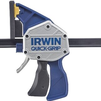 Irwin Quick-Grip 1964711 One-Handed Bar Clamp, 600 lb, 6 in Max Opening Size, 3-5/8 in D Throat, Plastic Body