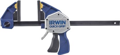 Irwin Quick-Grip 1964711 One-Handed Bar Clamp, 600 lb, 6 in Max Opening Size, 3-5/8 in D Throat, Plastic Body