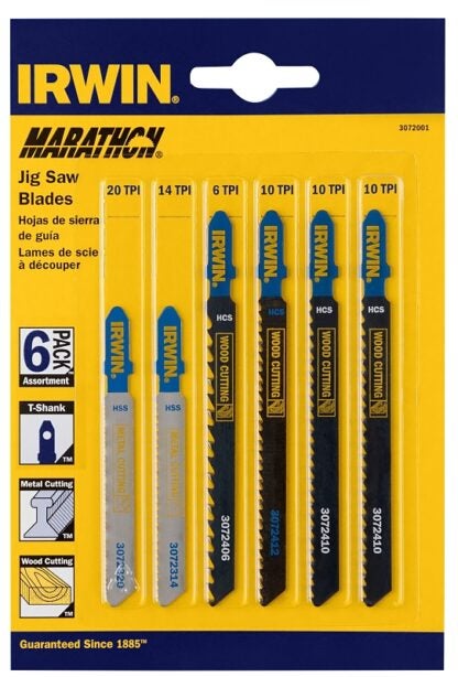 IRWIN MARATHON 3072001 Jig Saw Blade Set