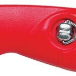 IRWIN 2088600 Utility Knife, 1-1/2 in W Blade, Bi-Metal Blade, Contour-Grip Handle, Red Handle