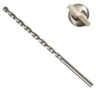 IRWIN 326011 Rotary Hammer Drill Bit, 3/8 in Dia, 6 in OAL, Percussion, Twist Flute, 2-Flute, 3/8 in Dia Shank