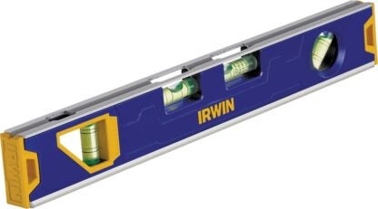 IRWIN 1794157 Tool Box Level, 12 in L, 4 -Vial, Magnetic, Aluminum