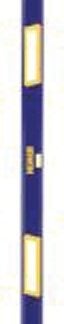 IRWIN 1794079 Box Beam Level, 72 in L, 3 -Vial, Non-Magnetic, Aluminum, Blue/Yellow