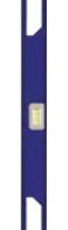 IRWIN 1794107 I-Beam Level, 48 in L, 3 -Vial, Non-Magnetic, Aluminum, Blue/Yellow