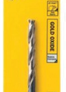 IRWIN 73316 Jobber Drill Bit, 1/4 in Dia, 4 in OAL, Spiral Flute, 1/4 in Dia Shank, 3-Flat Shank