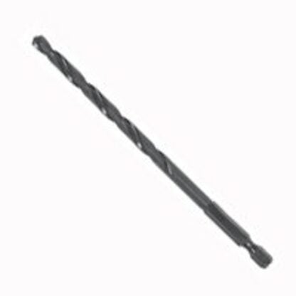 IRWIN 4935633 Jobber Drill Bit, 5/64 in Dia, 2-3/4 in OAL, Spiral Flute, 1/4 in Dia Shank, Hex Shank