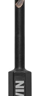 IRWIN 1871025 Impact Drill Bit, 1/8 in Dia, 2-3/4 in OAL, Spiral Flute, 1/4 in Dia Shank, Hex Shank